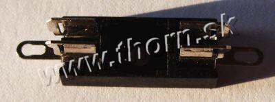 Držiak poistky 5x20mm s očkami