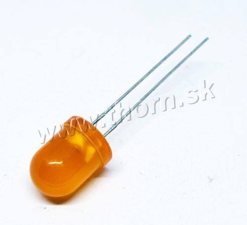 LED 8 oranžová difúzna L-793ED