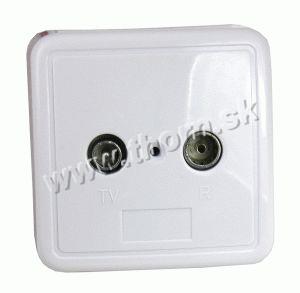 TV zásuvka priebežná