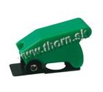 Ochranný kryt na páčkový prepínač- zelený