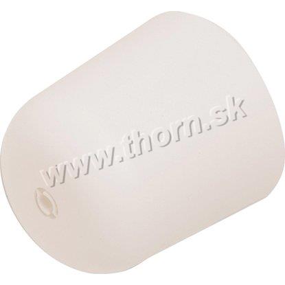 Svietidlový kryt priemer 65 mm biely