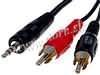 Jack 3,5mm-2xRCA 2,5m