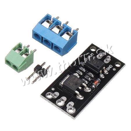 Výkonový spínač MOSFET PWM modul s FR120N