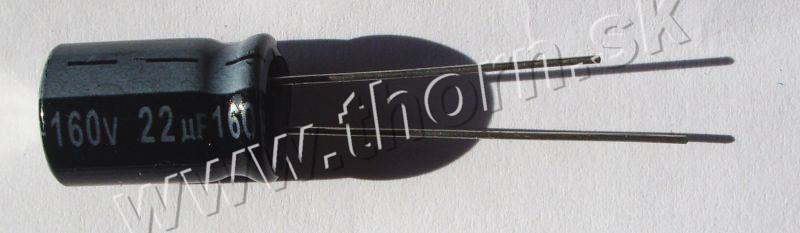 22uF/160V