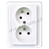 Zásuvka dvojitá STANDARD 4FN15098.2101 B