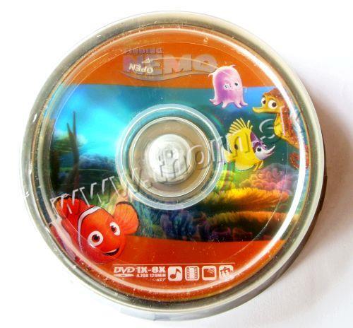 DVD-R Nemo 1x-8x rýchlostné 10ks=box