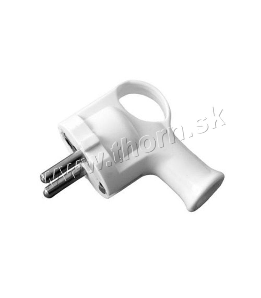 Vidlica 250V/16A WT 40 biela