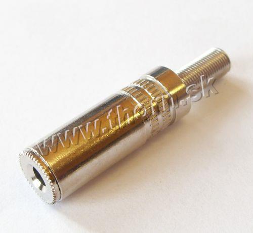 Jack 3,5mm stereo zdierka káblová