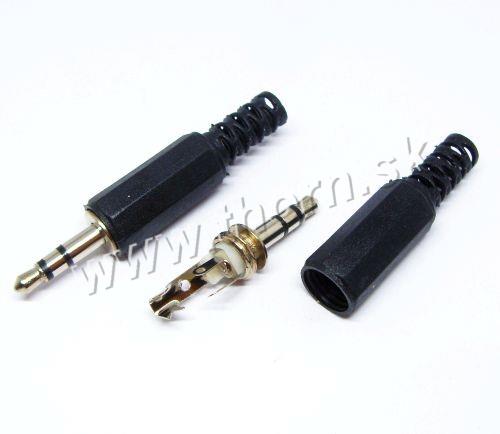 Jack 3,5 stereo plast
