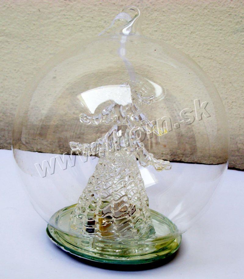 Vianočná sklenená guľa