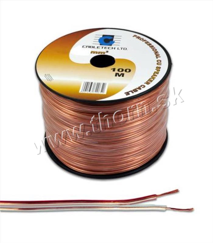 Dvojlinka repro 2x0,50mm2 Cu