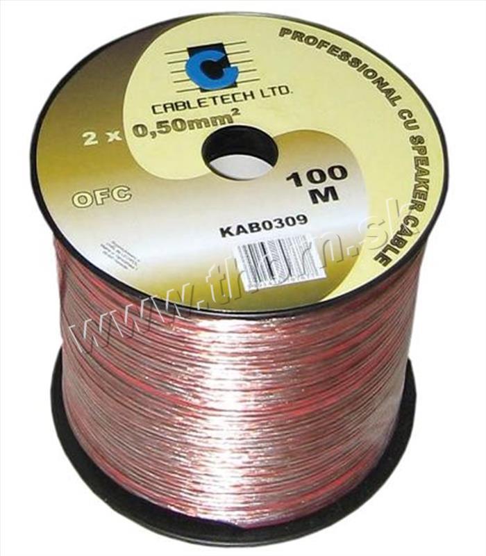 Dvojlinka repro 2x0,75mm2 OFC Cu