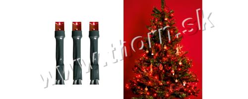 LED reťazec 100 červený