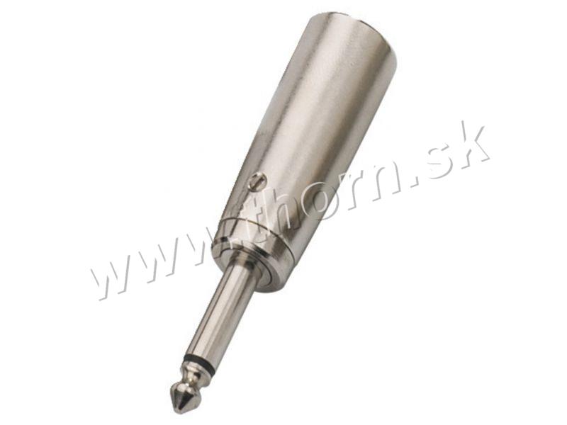 Jack 6,3 kolík mono/XLR kolík