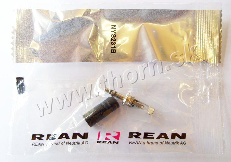 Jack 3,5 stereo kov čierny