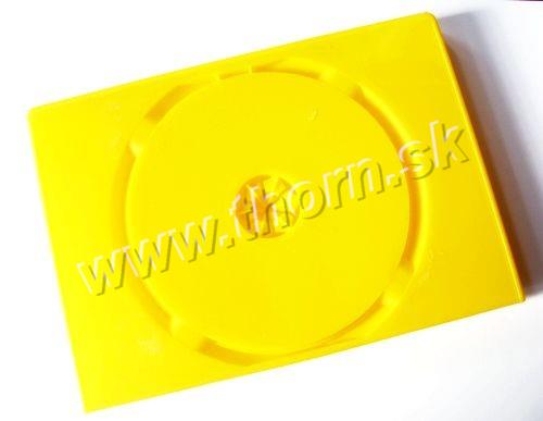 Obal na 1xCD/DVD žltý