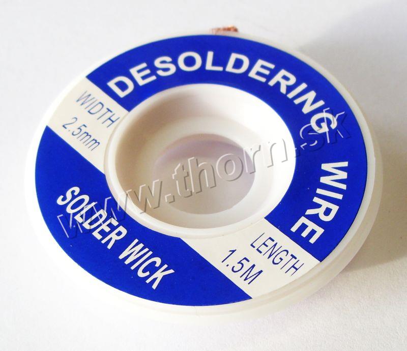 Odsávací medený pásik 2,5mm/1,5m