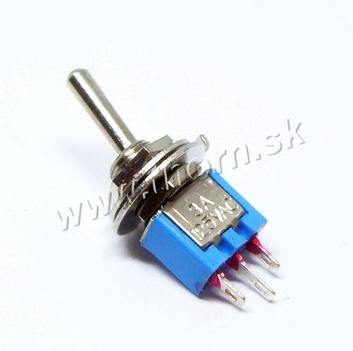 Prepínač páčkovýn mini 3pin