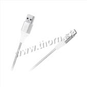 Kábel USB - USB typ C 1m REBEL biely