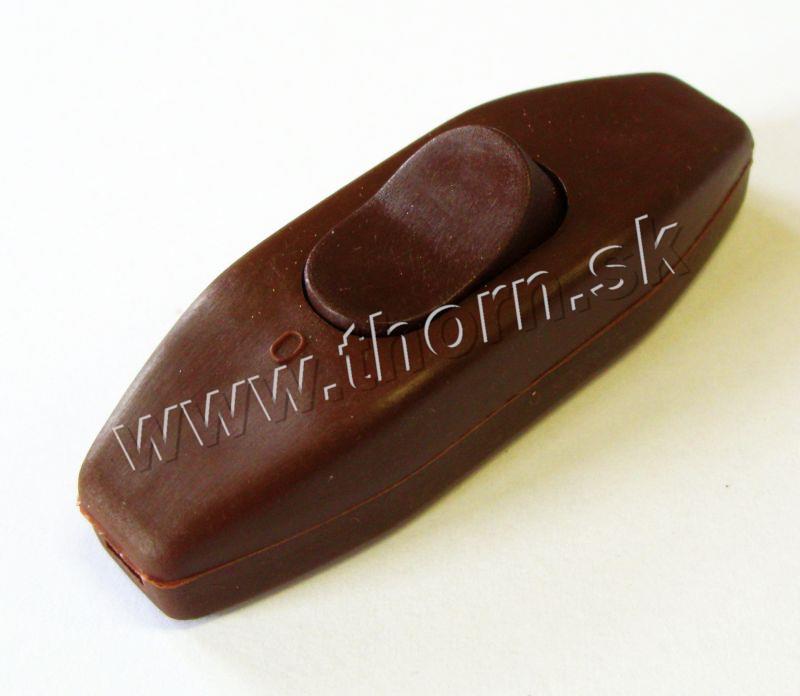 Spínač hnedý priechodzí