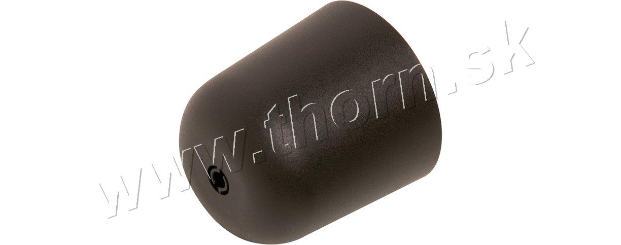 Svietidlový kryt priemer 65 mm čierny