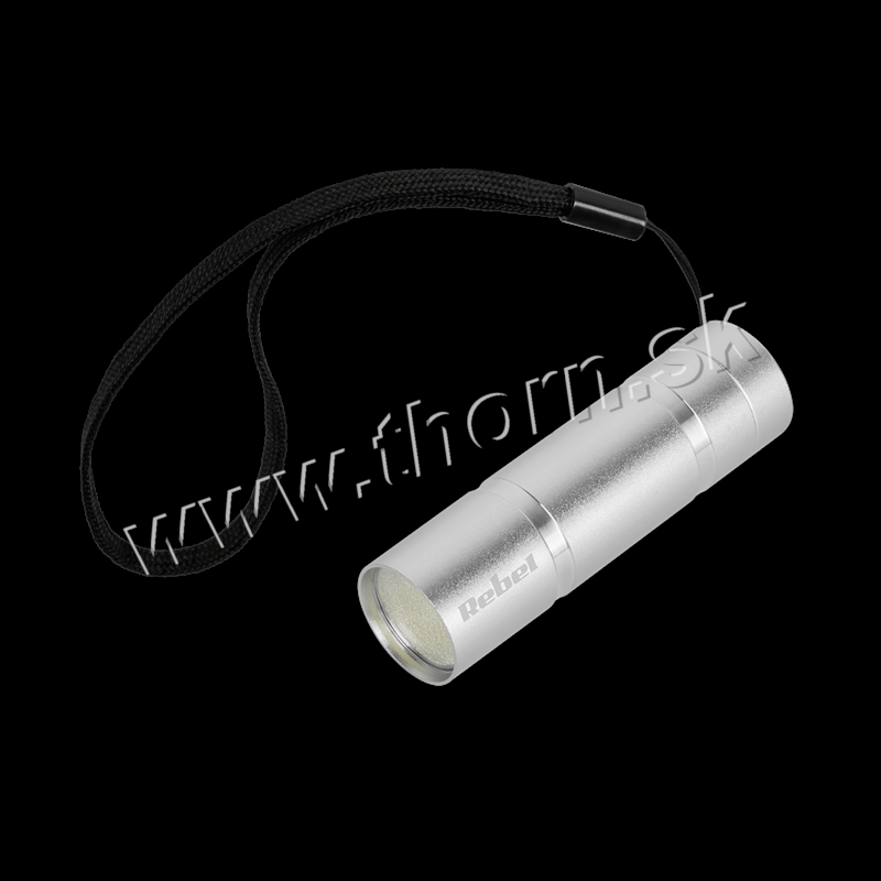 Diodové svietidlo - ručné 1W sivé