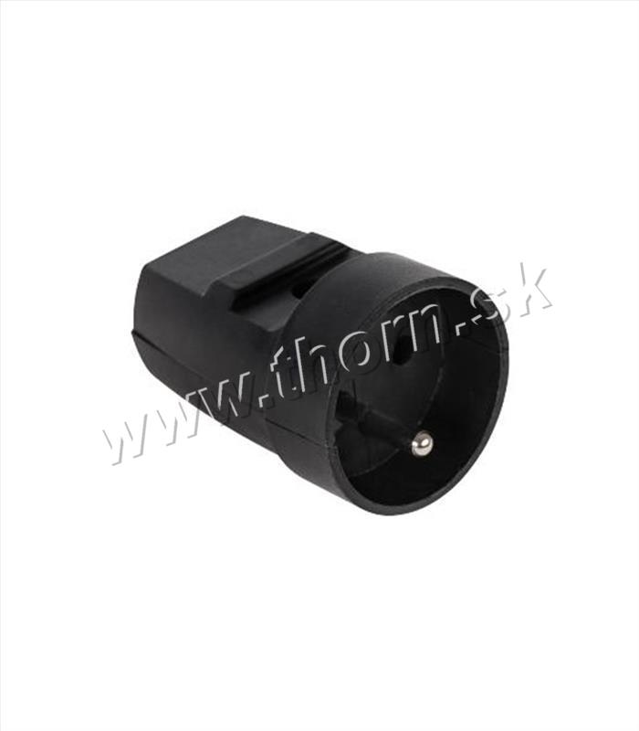 Zdierka 250VAC čierna