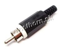 Cinch kolík plast čierno/biela