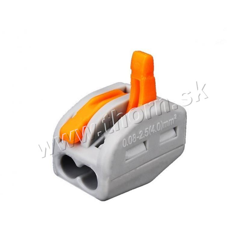 Krabicová svorka s páčkou 2x0,75-2,5 PCT 58102