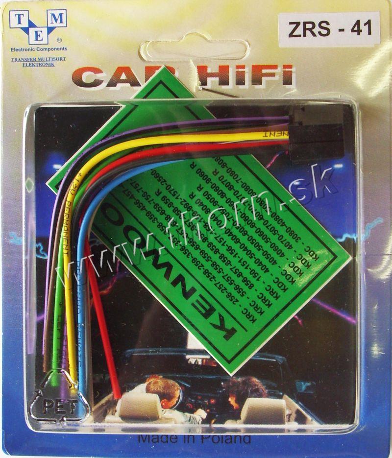 ZRS-41 KENWOOD KRC 256 with leads