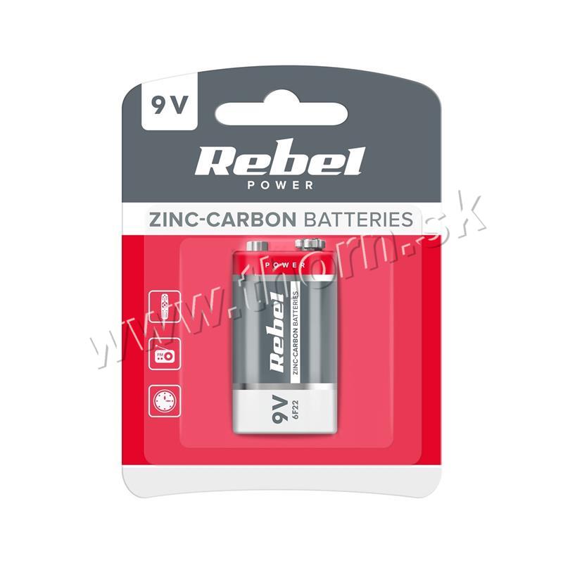 9V zinkouhlíková