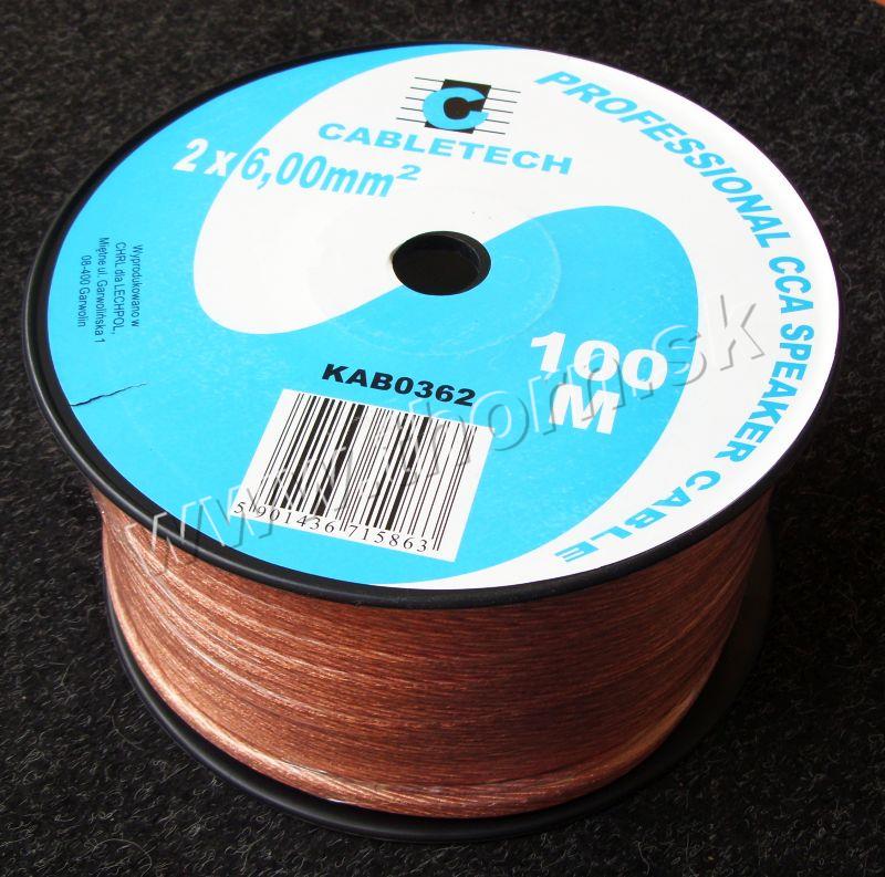 Dvojlinka repro 2x6,00mm2