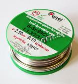 Bezolovnatý cín 2,5mm/100g Cynel Sn99,3Cu0,7