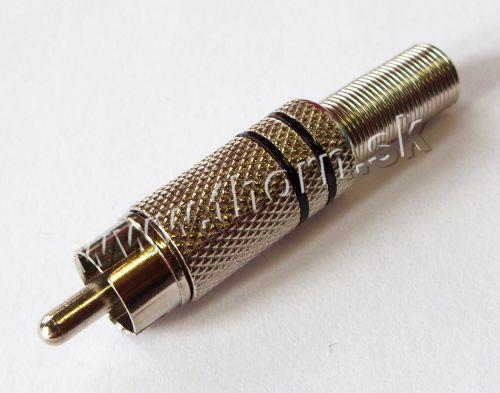 Cinch kolík kovový čierny