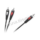 Jack 3,5mm-2xRCA 1,0m