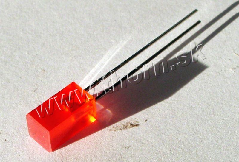 LED 5x5 červená L-1553 IDT