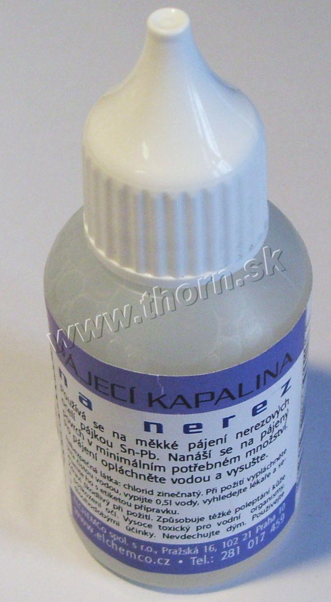 Spájkovacia kvapalina na nerez  a leg. oceľ