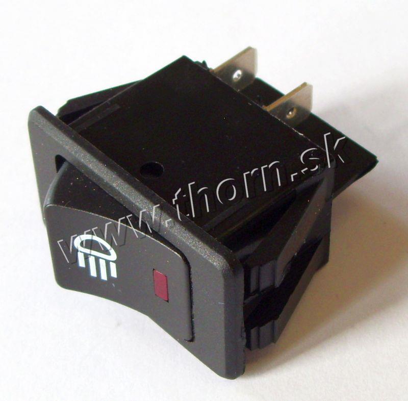 Kolískový do auta červená kontrolka